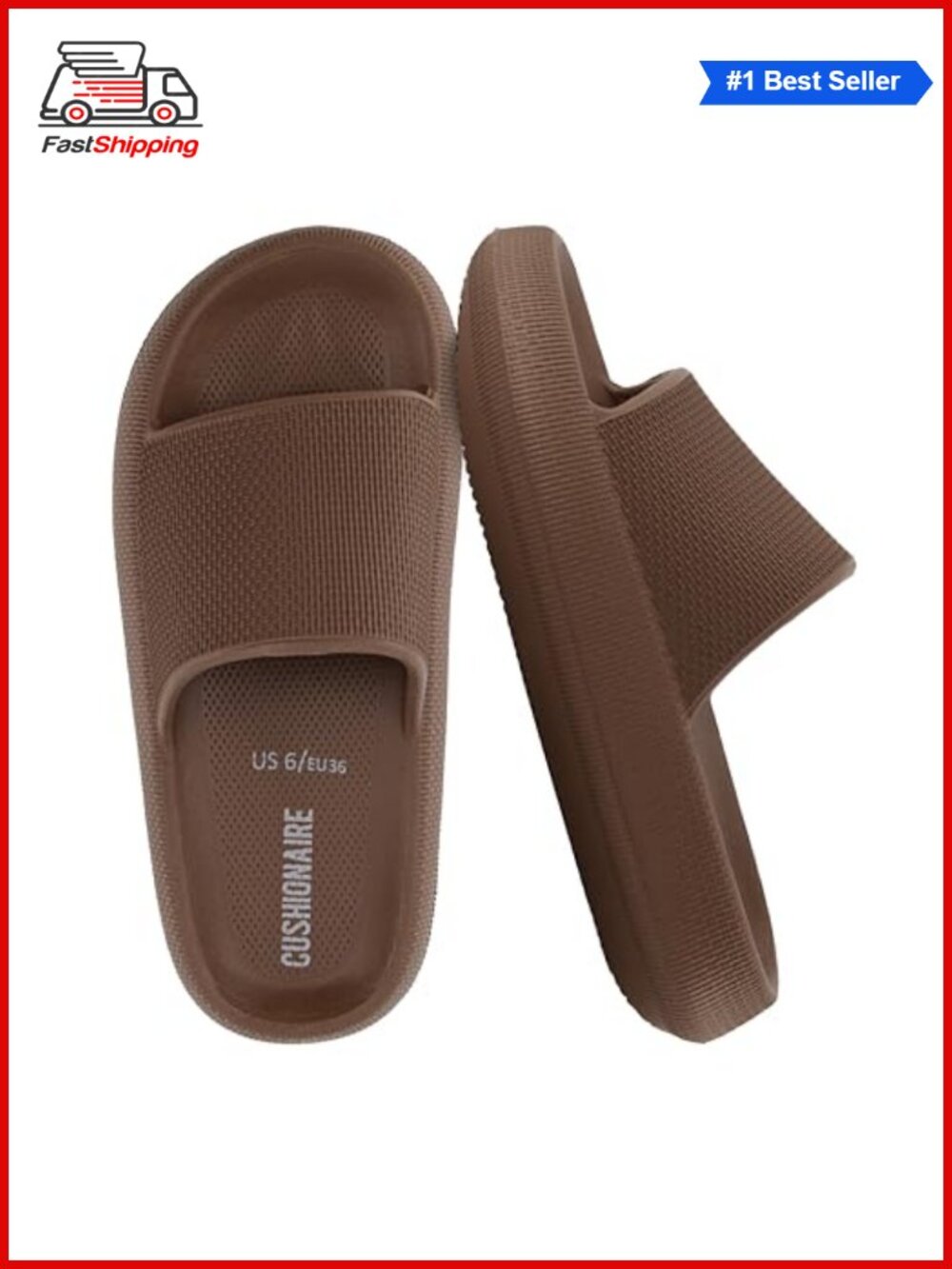 EVA Foam Slide Sandals Slip On Shower Shoes Women Comfortable